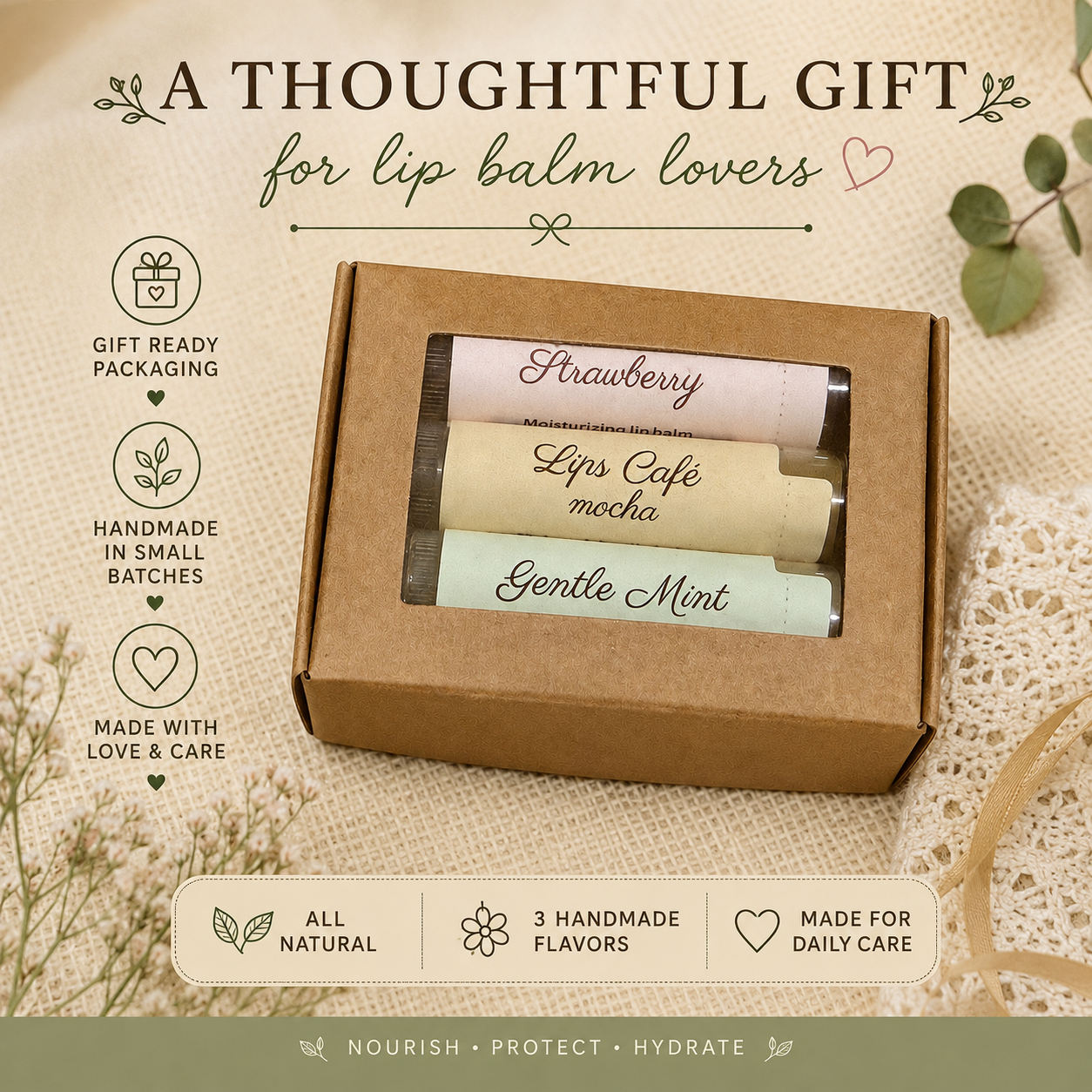 Lip balm gift set